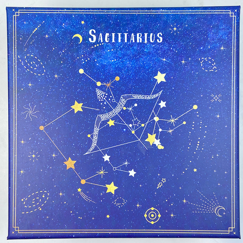 12 Zodiac Signs Crystal Box