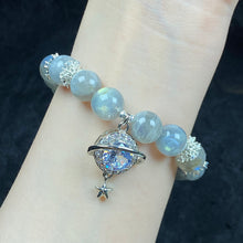 Load image into Gallery viewer, 11 MM Labradorite Bracelet Flash Pendant Gemstone Beaded Energy Handmade Jewelry