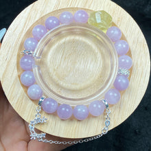 Load image into Gallery viewer, Irregular Citrine 9mm Kunzite Round Bbeads Bracelet Crystal Healing Gemstone Women Jewelry