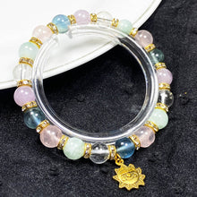 Load image into Gallery viewer, Colorful Crystal Beaded Sun Accessory Design Bracelet Girls Party Wedding Jewelry