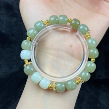 Load image into Gallery viewer, 10mm Green Jade Beaded Bracelet Reiki Crystal Healing Energy Jewelry Gemstone