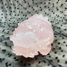 Load image into Gallery viewer, Rose Quartz Pixiu Carved Ornaments Crystal Healing Stone Crafts Handmade Home Decoration