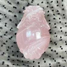 Load image into Gallery viewer, Rose Quartz Pixiu Carved Ornaments Crystal Healing Stone Crafts Handmade Home Decoration
