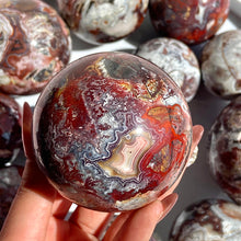 Load image into Gallery viewer, Natural Mexico Agate Sphere