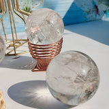 New arrival clear quartz sphere white crystals ball