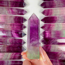 Load image into Gallery viewer, Natural Magenta Fluorite Tower/Point