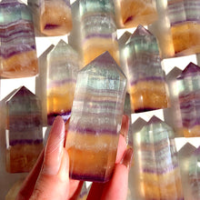 Load image into Gallery viewer, Natural Fluorite Tower/Point