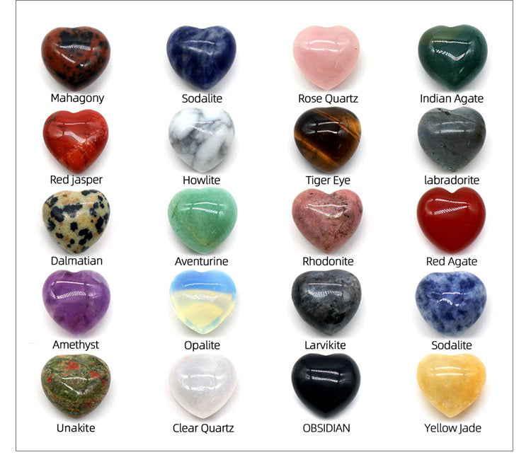 Natural crystal agate 15mm heart Fun card carving kid's couple's gift Home decoration