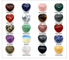 Load image into Gallery viewer, Natural crystal agate 15mm heart Fun card carving kid&#39;s couple&#39;s gift Home decoration