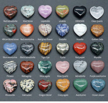 Load image into Gallery viewer, 20mm  Natural crystal agate heart Fun card carving kid&#39;s couple&#39;s gift Home decoration