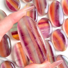 Load image into Gallery viewer, Candy Fluorite Palm Stone