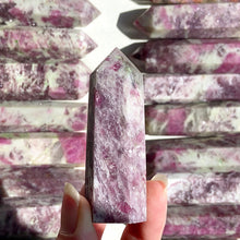 Load image into Gallery viewer, Natural Pink Tourmaline Tower / Point