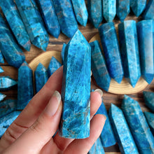 Load image into Gallery viewer, Natural Blue Apatite Tower /Point