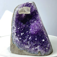 Load image into Gallery viewer, High Quality Amethyst Calcite Decoration Cluster Geode Free Form Ornaments