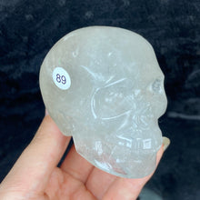 Load image into Gallery viewer, Crystal Skull Statue Clear Quartz Carved Energy Ore Mineral Healing Stone Home Decore