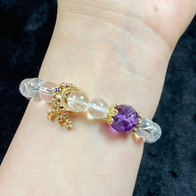 Load image into Gallery viewer, 8MM Clear Quartz Round Bead Bracelet Fashion Crystal Reiki Amethyst Stone Strand Bangles Jewelry