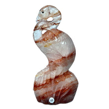 Load image into Gallery viewer, Fire Quartz Flamingo Bird Gemstone Healing Crystal Animal Figurine Reiki Carved Stones Room Decoration