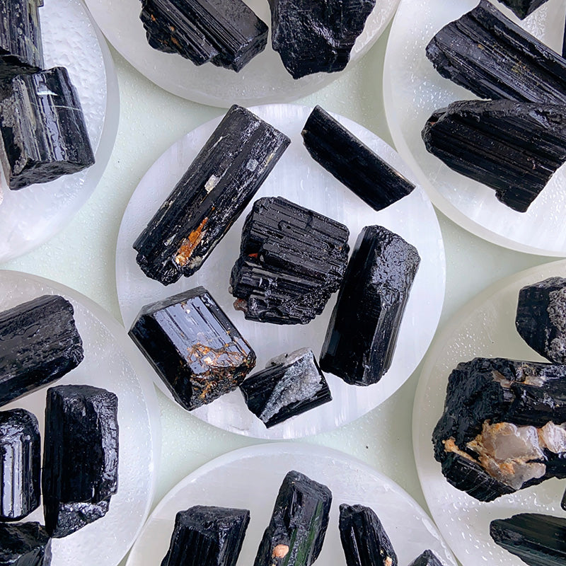 Natural Balck Tourmaline Raw Stone