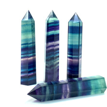 Load image into Gallery viewer, Small Size Rainbow Fluorite Tower / Point