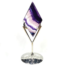 Load image into Gallery viewer, Fluorite Rhombus Mineral Crystal Polished Quartz Reiki Healing Gemstone Room Decoration