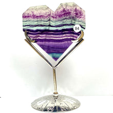 Load image into Gallery viewer, Fluorite Heart Gemstones Minerals Wicca Spiritual Reiki Ornaments Home Decoration
