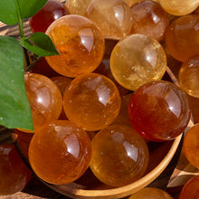 Load image into Gallery viewer, Natural Honey Calcite Spheres