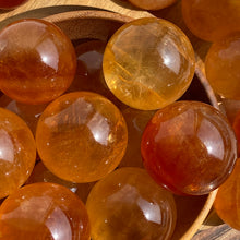 Load image into Gallery viewer, Natural Honey Calcite Spheres