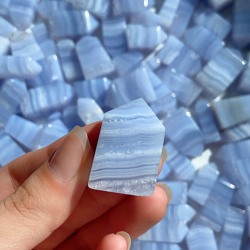 Blue Lace Agate Tower /Point