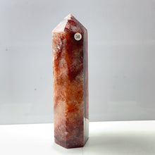 Load image into Gallery viewer, Large Fire Quartz Tower Reiki Crystal Healing Energy Polished Stone Home Decorations
