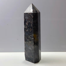 Load image into Gallery viewer, Astrophyllite Tower Reiki Crystal Healing Fireworks Energy Stone Ornament for Home Decor