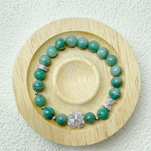 Load image into Gallery viewer, 8mm Amazonite Stone Crystal Bracelet For Women Reiki Jewelry Yoga Meditation