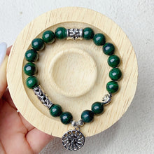 Load image into Gallery viewer, 9mm Malachite Beads Bracelet For Women Men Fashion Healing Crystal Yoga Jewelry Gift
