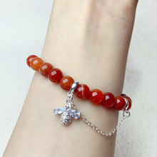 Load image into Gallery viewer, 8mm Carnelian Stone Bracelet Reiki Crystal Healing Quartz Red Agate For Women Fashion Jewelry