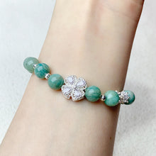 Load image into Gallery viewer, 8mm Amazonite Stone Crystal Bracelet For Women Reiki Jewelry Yoga Meditation