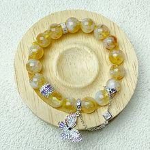 Load image into Gallery viewer, 11mm Cloud Citrine Energy Beads Bracelets For Women Energy Healing Jewelry