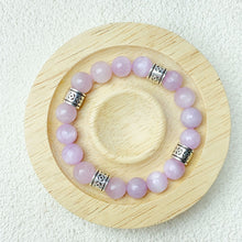 Load image into Gallery viewer, 9mm Kunzite Bracelets Reiki Crystal Healing Gemstone Girl Party Wedding Jewelry Gifts
