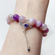Load image into Gallery viewer, 9mm Silk Fluorite Bracelet Reiki crystal Healing Stone Jewelry Gift For Lady