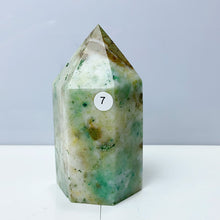 Load image into Gallery viewer, Green Phoenix Pine Tower Mineral Quartz Crystals Healing Stones For Home Decoration
