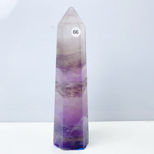 Load image into Gallery viewer, Silk Fluorite Tower Reiki Crystal Healing Energy Gemstone Quartz Home Ornaments