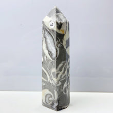 Load image into Gallery viewer, Shell Jasper Tower Hexagonal Prisms Reiki Treatment Home Decoration Meditation Gemtone