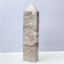 Load image into Gallery viewer, Picture Jasper Tower Painting Colorful Display Garden Energy Healing Home Decoration