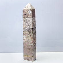 Load image into Gallery viewer, Picture Jasper Tower Painting Colorful Display Garden Energy Healing Home Decoration
