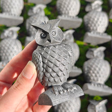 Load image into Gallery viewer, Cute Shungite Owl Carvings