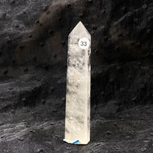 Load image into Gallery viewer, Clear Quartz Tower Reiki Wichcraft Energy Crystal Wand Minerals Home Decoration