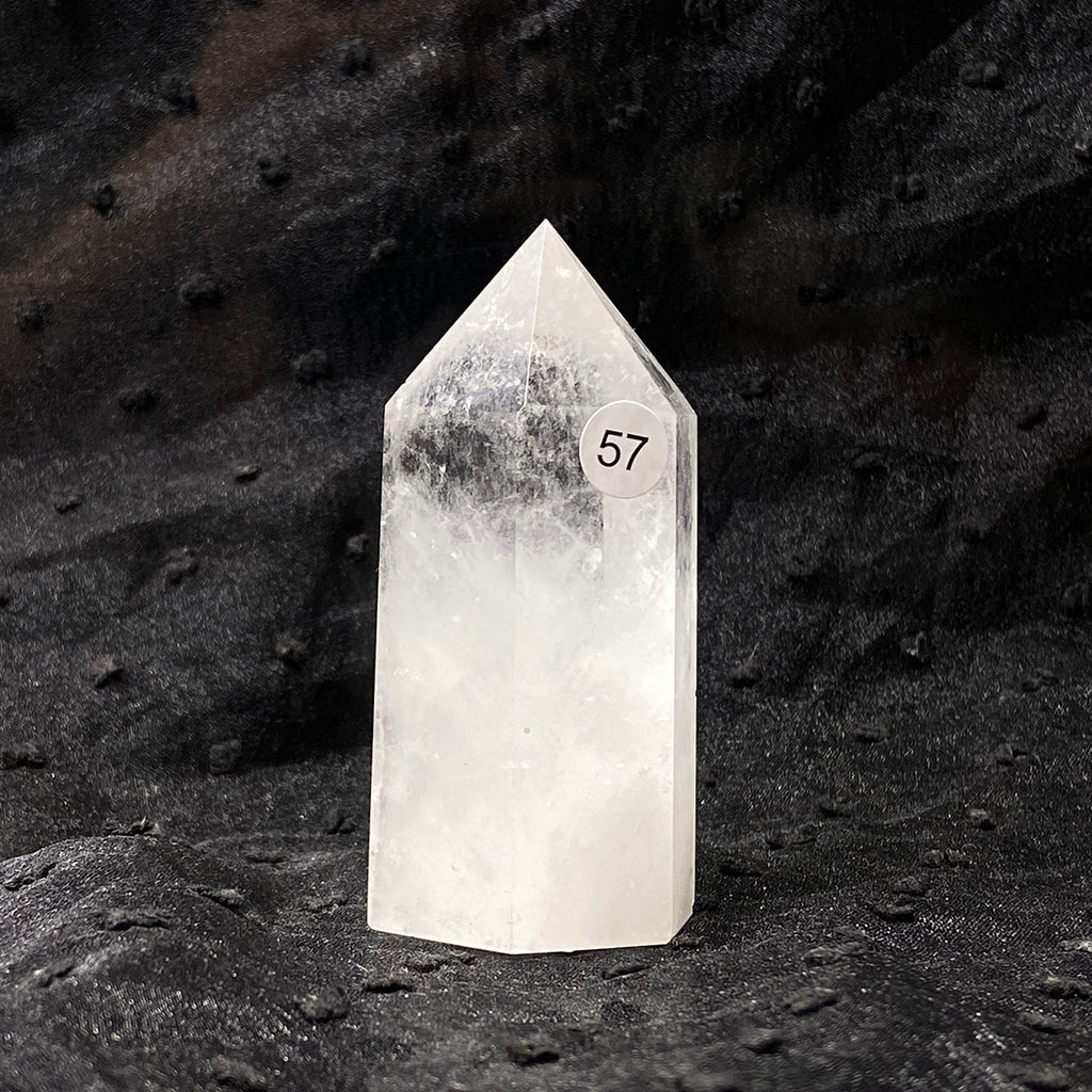 Clear Quartz Tower Reiki Wichcraft Energy Crystal Wand Minerals Home Decoration