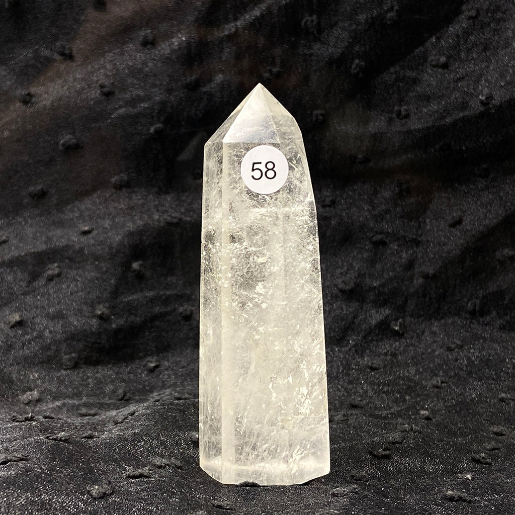 Clear Quartz Tower Reiki Wichcraft Energy Crystal Wand Minerals Home Decoration
