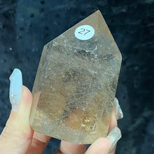 Load image into Gallery viewer, Rutilated Quartz Tower Crystal Minerals Reiki Craft Energy Healing Meditation Home Decoration