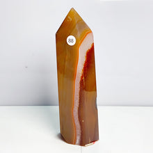 Load image into Gallery viewer, Carnelian Tower Crystal Healing Meditation Reiki Wicca Wichcraft Red Agate Home Decoration