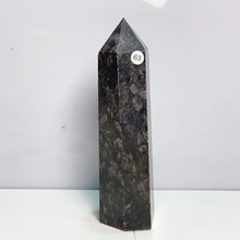 Load image into Gallery viewer, Astrophyllite Tower Reiki Crystal Healing Fireworks Energy Stone Ornament for Home Decor