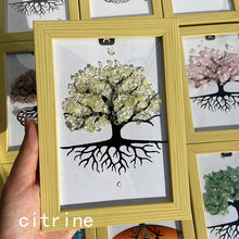 Load image into Gallery viewer, Different Materials Crystal Chips Tree of Life Mermaid Wedding Dress Photo Frame